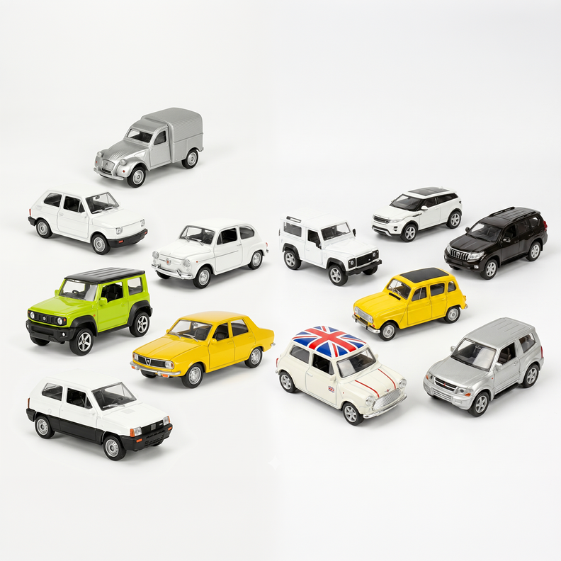 Pack x12 Autos Welly Modernos Escala 1:60 Surtido