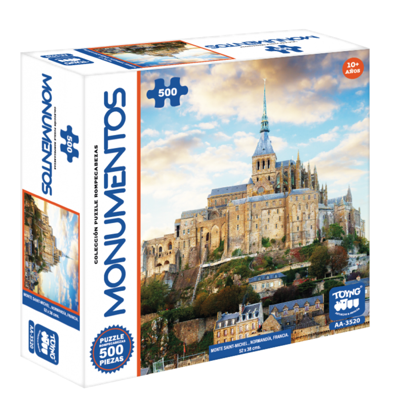 Puzzle Rompecabezas Monte Saint-Michel (500) Piezas - Toyng