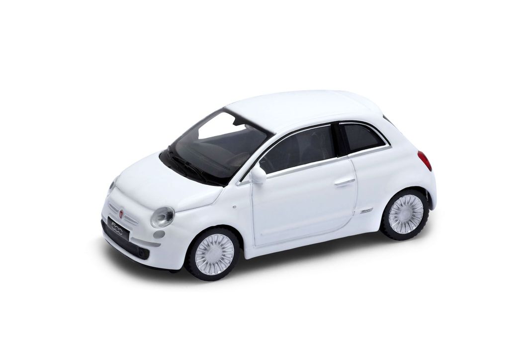 Auto 2007 Fiat 500 Escala 1:43 - Welly Blanco