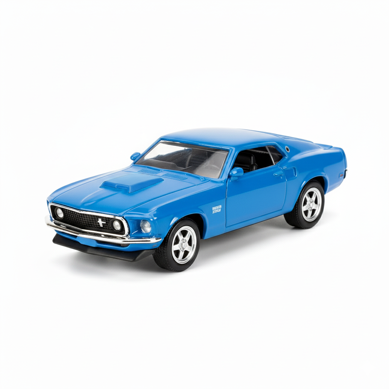 Auto Ford Mustang Boss 429 1969 Escala 1:60 - Welly Surtido
