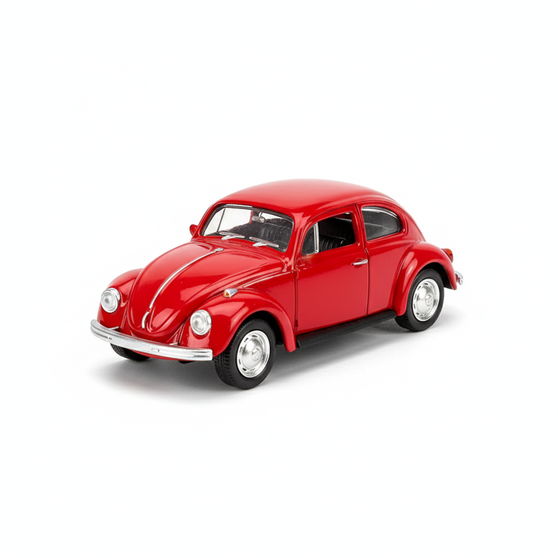 Auto Volkswagen Beetle Escala 1:60 - Welly Surtido