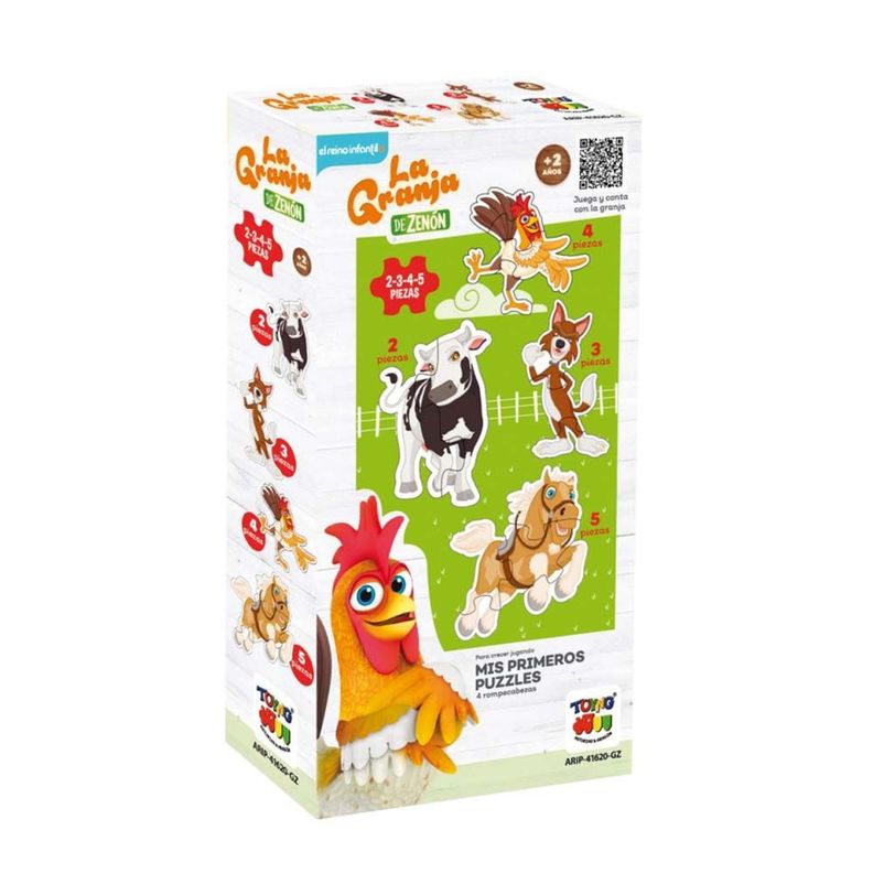 Mis Primeros Puzzle De 2,3,4 Y 5 Piezas - La Granja de Zenon-3