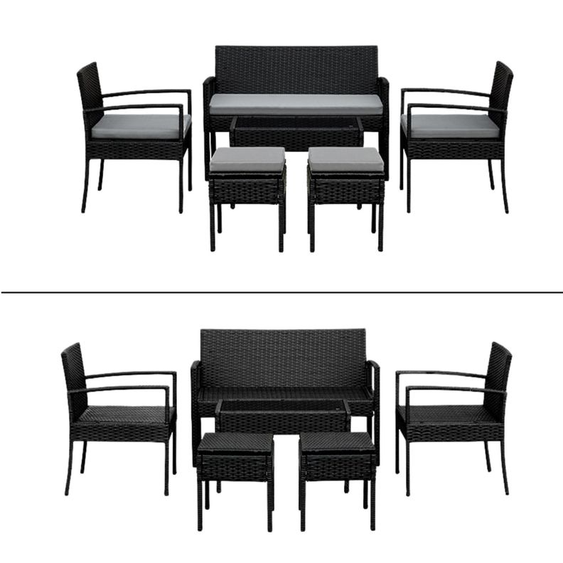 Juego de living Terraza Hawai Gris 6 Personas -4
