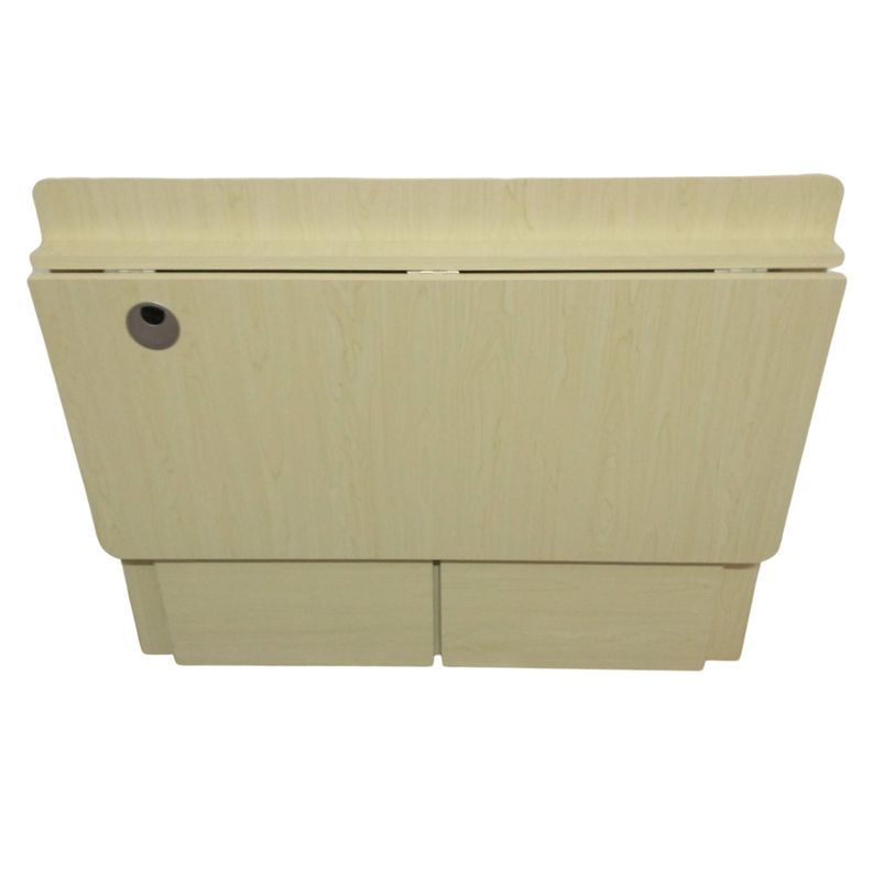 Escritorio plegable 100 cm Marfil-0