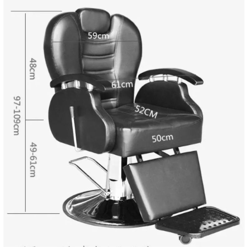 Silla de Peluquería Barberia Reclinable Windsor-6
