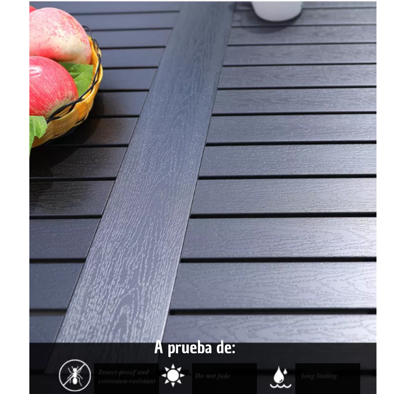Mesa de comedor 80cm Terraza, Restaurante, Exteriores -6