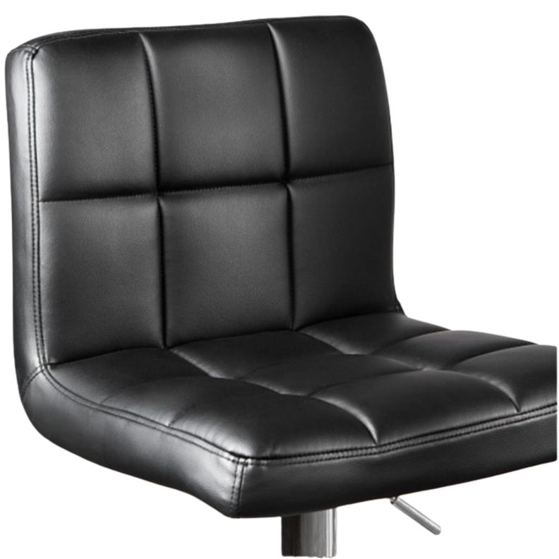 Piso Bar taburete ecocuero negro Atenas I PACK X2 -7