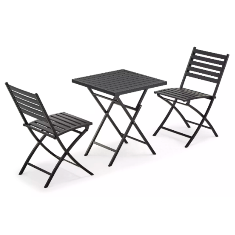 Silla plegable Negra Hotel, Restaurantes, Terrazas, Exteriores PACK X2-6