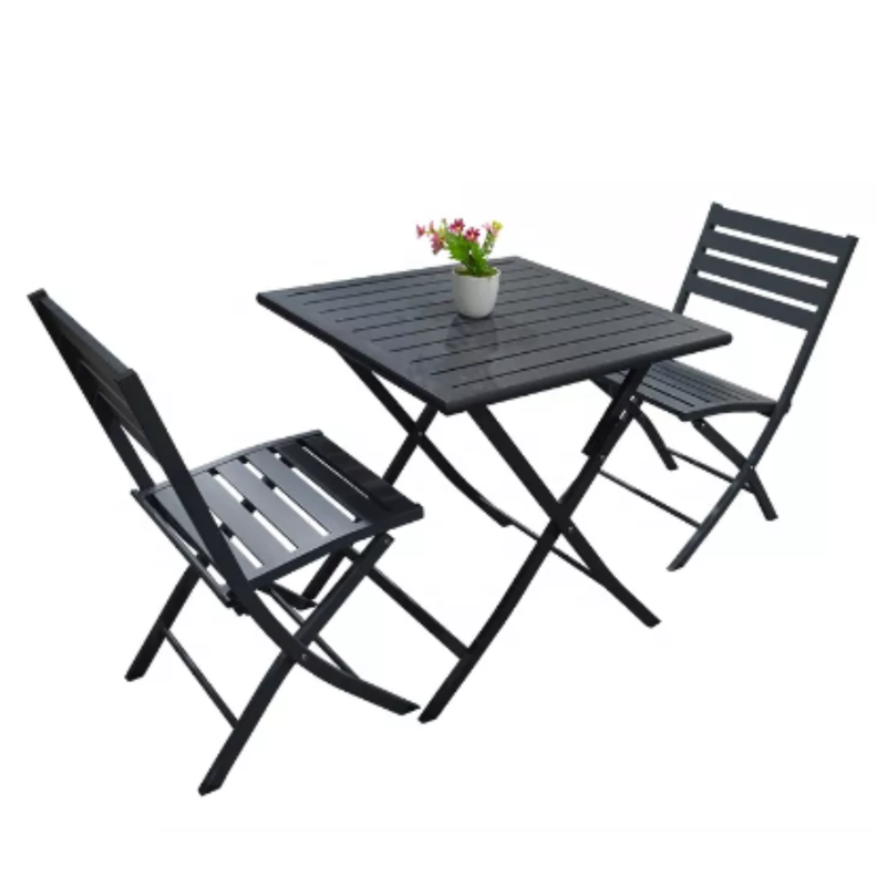 Silla plegable Negra Hotel, Restaurantes, Terrazas, Exteriores PACK X2-7