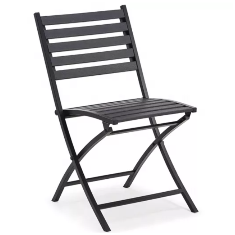 Silla plegable Negra Hotel, Restaurantes, Terrazas, Exteriores PACK X2-0