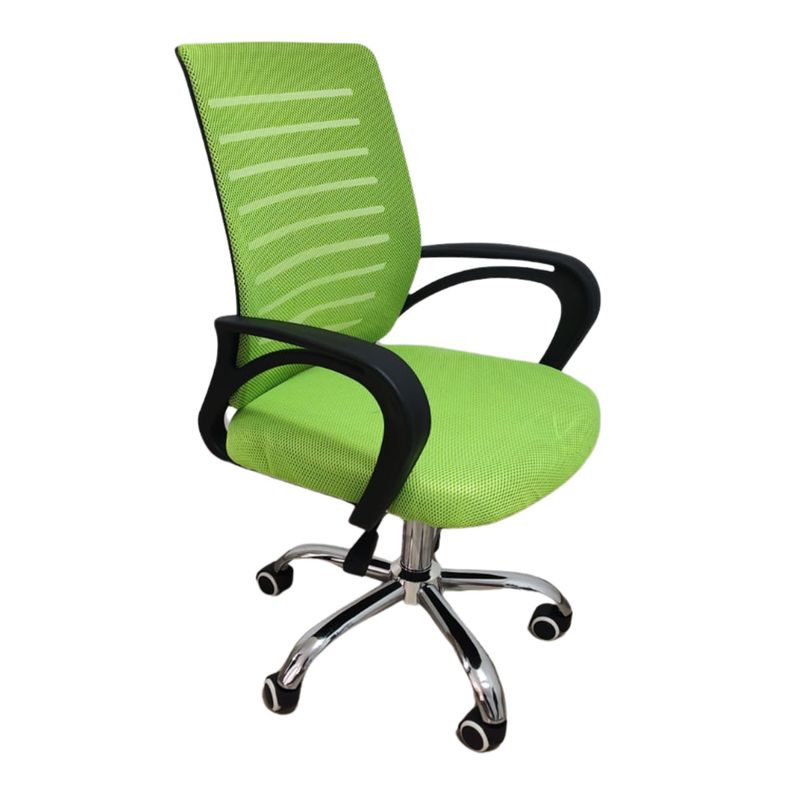 Silla de escritorio Verde Uron Base metal-0