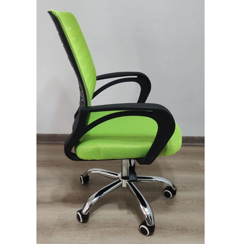 Silla de escritorio Verde Uron Base metal-2