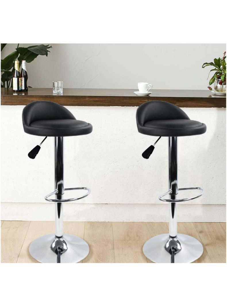 Piso Bar taburete PARIS negro PACK X2-1