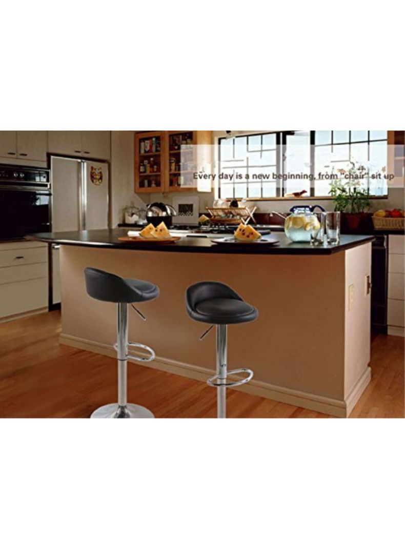 Piso Bar taburete PARIS negro PACK X2-4