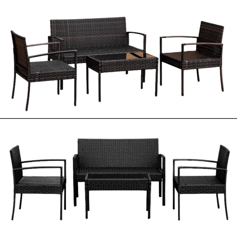 Juego de living Terraza Ipanema Gris 4 Personas-5