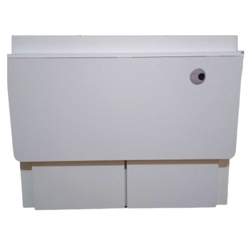 Escritorio plegable 100 cm Blanco-2