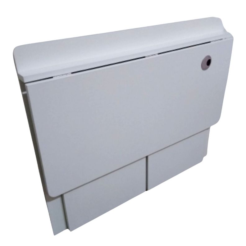 Escritorio plegable 100 cm Blanco-0