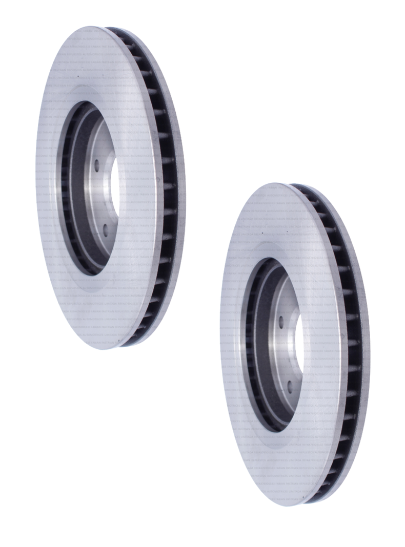 PAR DE DISCOS DE FRENO NISSAN QASHQAI J10 / J11 2008-2018-1