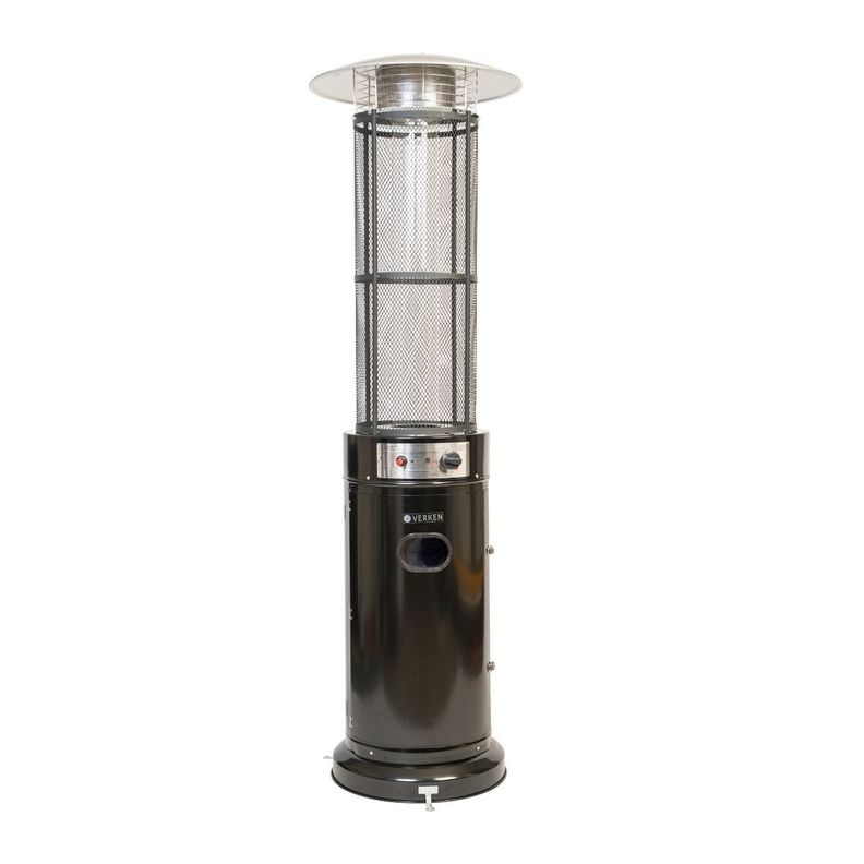 Estufa Exterior Gas Mork - Negro | Calefactor para Terrazas y Patios-1