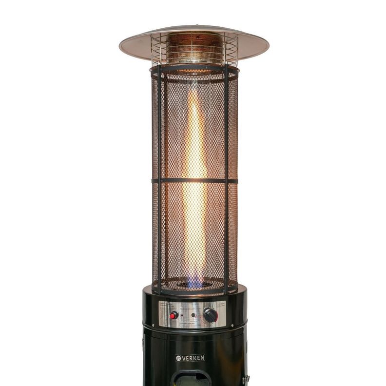 Estufa Exterior Gas Mork - Negro | Calefactor para Terrazas y Patios-3