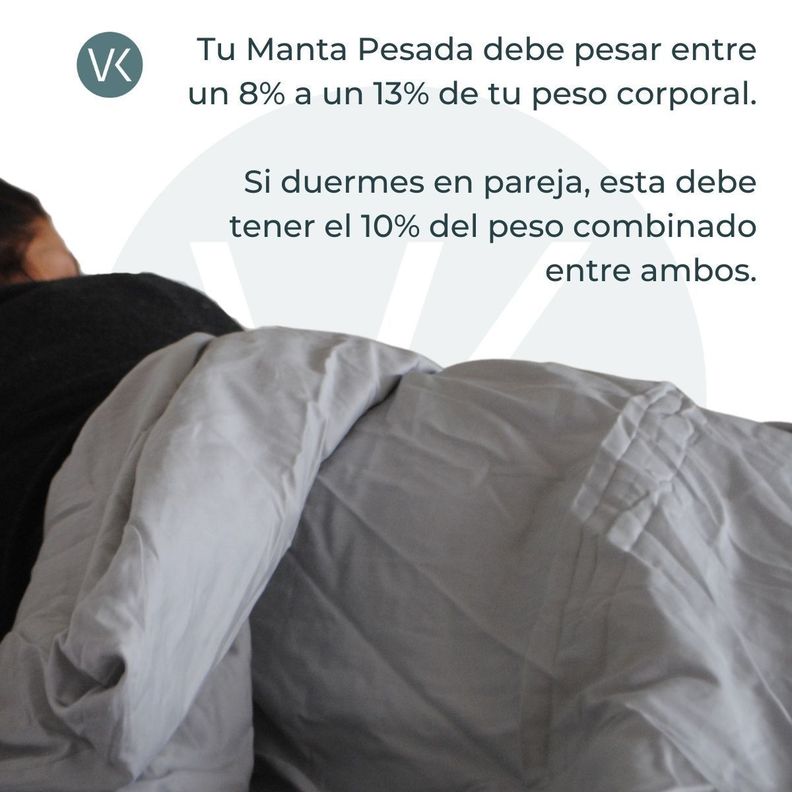 Manta Pesada + Cobertor | 2 Plazas/Queen - 6 kg-5