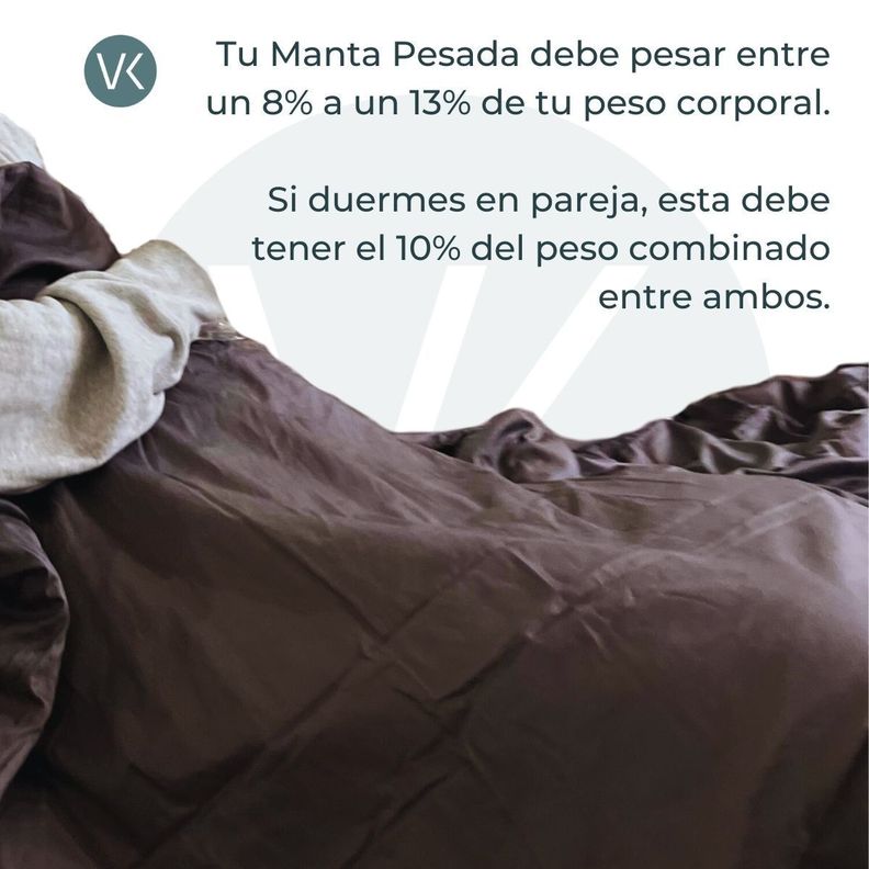 Manta Pesada + Cobertor | 1/1,5 Plazas - 6 kg-5