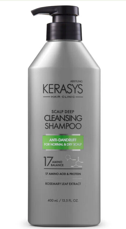 Shampoo anti caspa de limpieza profunda con ácido salicílico - KERASYS Deep Cleansing Shampoo 400ml-0