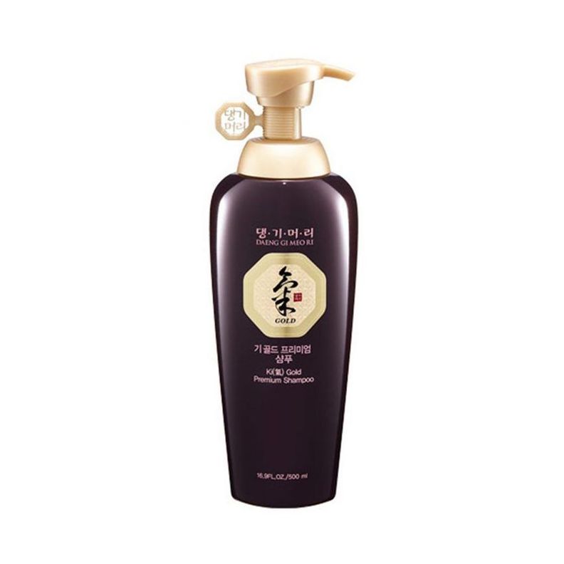 Shampoo con extractos de ginseng coreano para cabellos dañados - DAENG GI MEO RI Ki Gold Premium-0
