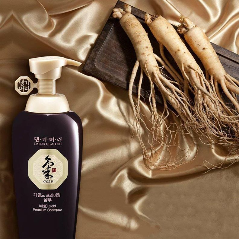 Shampoo con extractos de ginseng coreano para cabellos dañados - DAENG GI MEO RI Ki Gold Premium-1