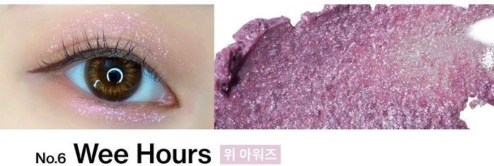 Delineadores coreanos con glitter en lápiz - UNLEASHIA Pretty Easy Glitter Stick N°6 Wee Hours-1
