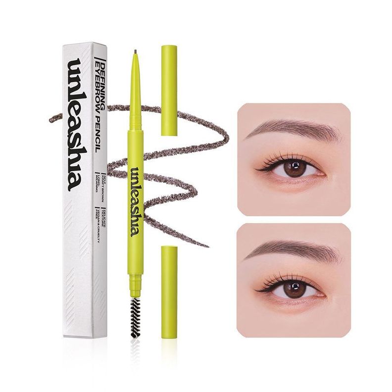 Delineador para cejas con una punta fina - UNLEASHIA Shaper Defining Eyebrow N°2 Kraft Brown-0
