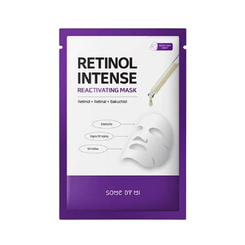 Mascarilla de fórmula suave  con retinol, retinal y bakuchiol - SOME BY MI, RETINOL INTENSIVE MASK-0