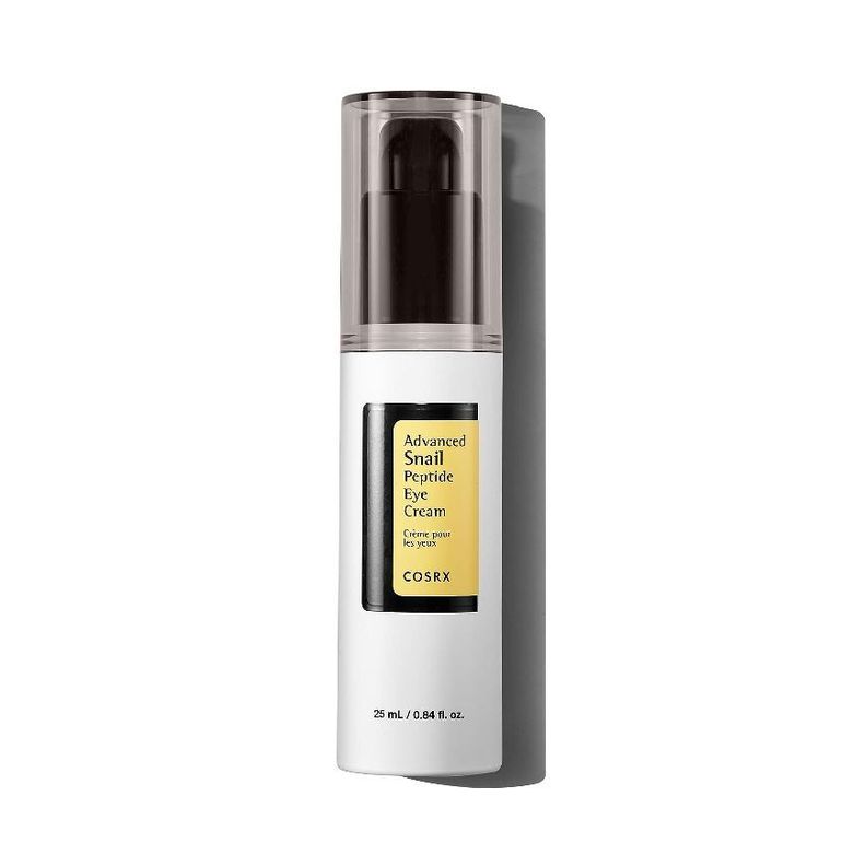 Crema hidratante coreana de contorno de ojos con mucina de caracol - COSRX Peptide Eye Cream Blanco