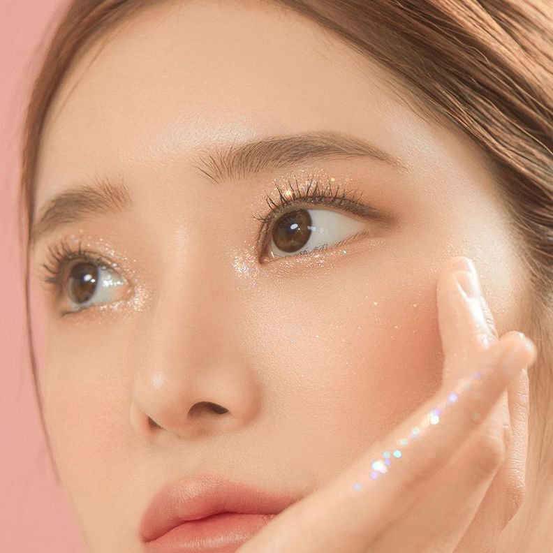 Paleta de maquillaje UNLEASHIA con acabados brillantes, N3. All of Coral Pink - Maquillaje Coreano-3