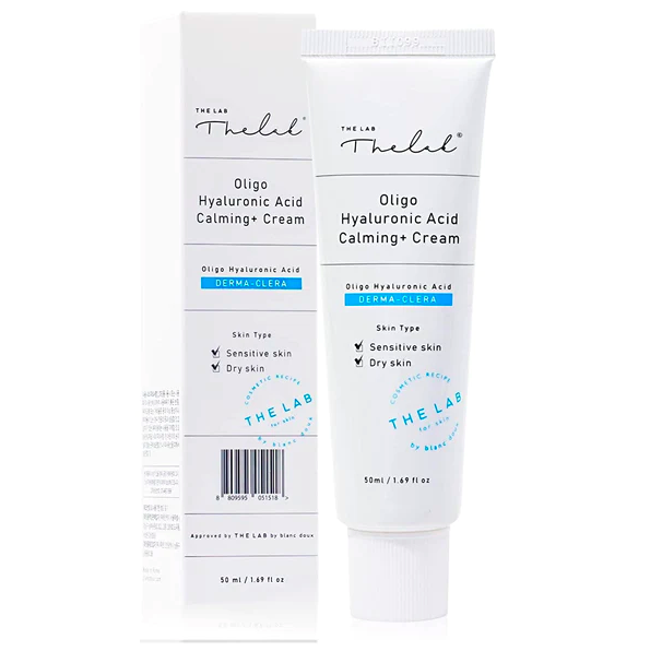 Crema coreana calmante THE LAB con ácido hialurónico para piel seca - 50ml-3
