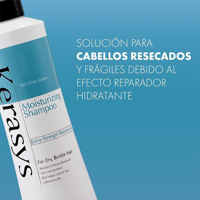 Shampoo hidratante para cabello reseco y frágil con keratina - KERASYS  Moisturizing Shampoo 600ml-2