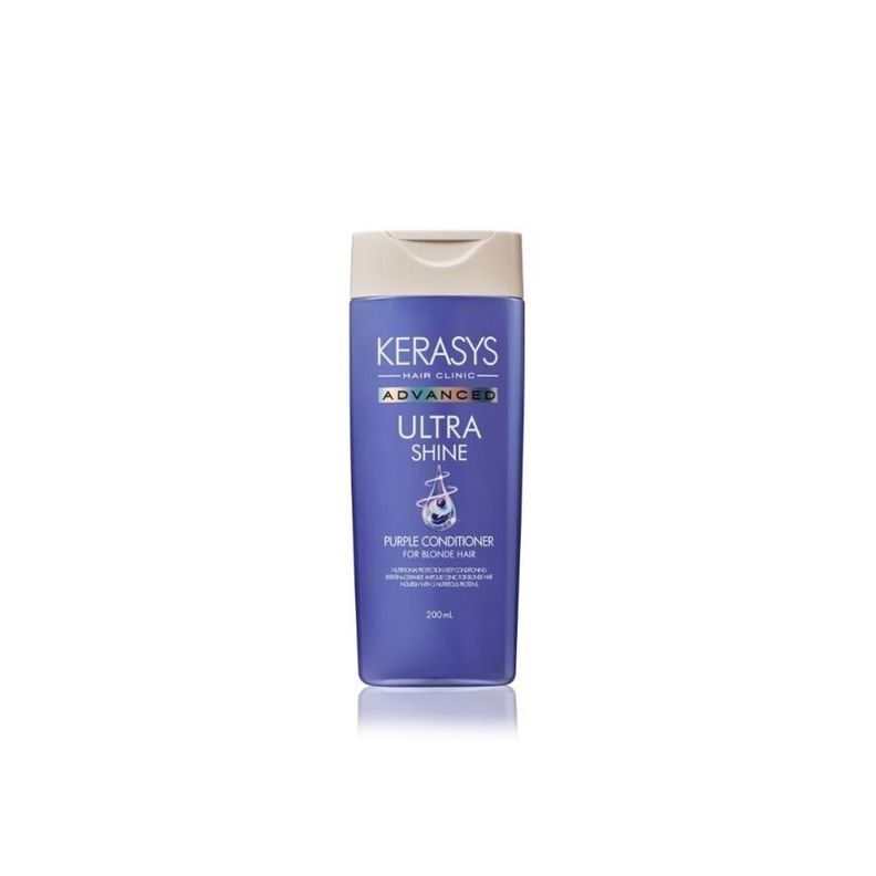 Acondicionador protector de color con keratina y ceramida - KERASYS Ultra Shine Purple 200ml-0