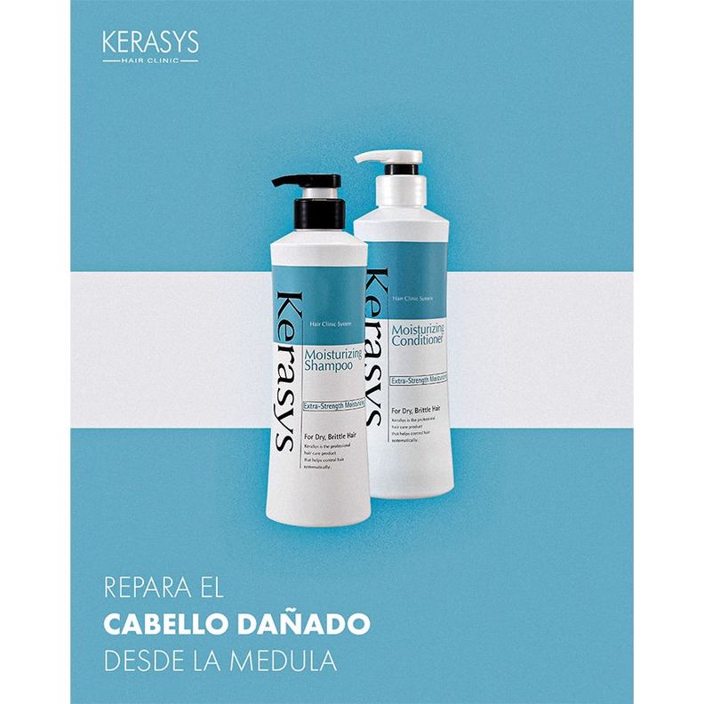 Acondicionador hidratante para cabello reseco con keratina - KERASYS Moisturizing Conditioner 600ml-1
