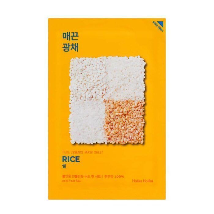 Mascarillas con ingredientes naturales - Arroz-0