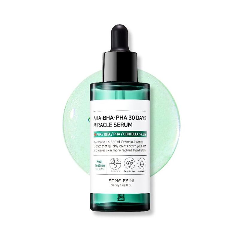 Sérum coreano con extracto de hoja de árbol de té y centella - SOME BY MI Miracle Serum 50ml-1