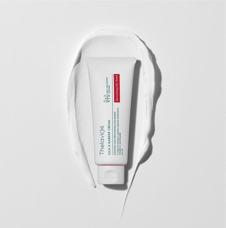 Crema hidratante y calmante con vitamina K y CICA-1