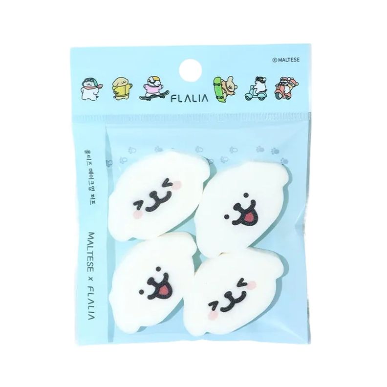 Esponjas Maquillaje Maltese Die-Cut 4 Pack Suaves y Precisas