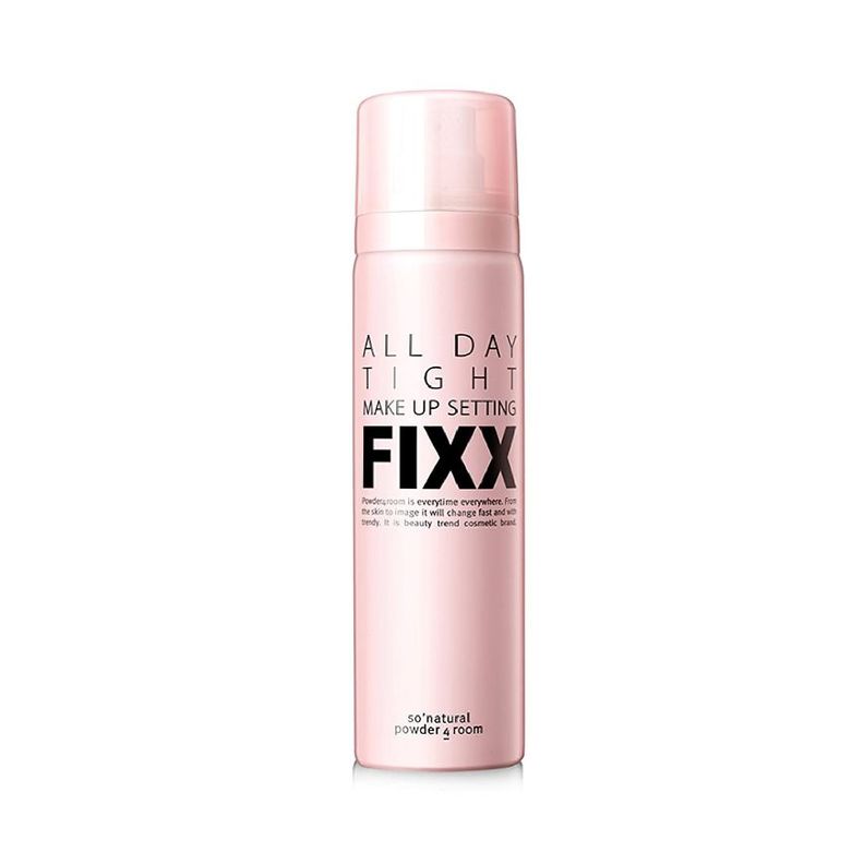 Fijador de maquillaje coreano con proteína de trigo hidrolizada y ácido hialurónico - SO NATURAL-0