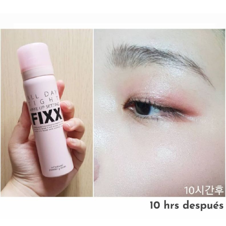Fijador de maquillaje coreano con proteína de trigo hidrolizada y ácido hialurónico - SO NATURAL-1