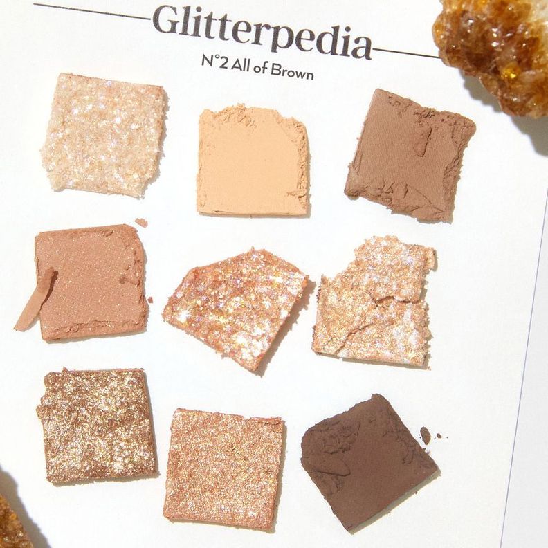 Paleta de maquillaje UNLEASHIA con acabados brillantes, N2. All of Brown - Maquillaje Coreano-1