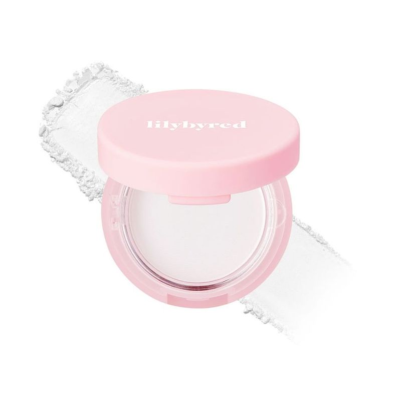 Polvo translúcido para control de grasa - LILY BY RED Sebum Lock Pact-0