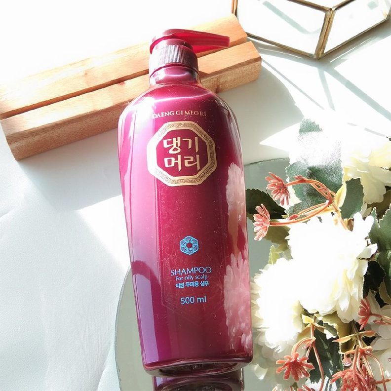 Shampoo coreano para cuero cabelludo graso con mentol, menta y diente de león -DGMR-1