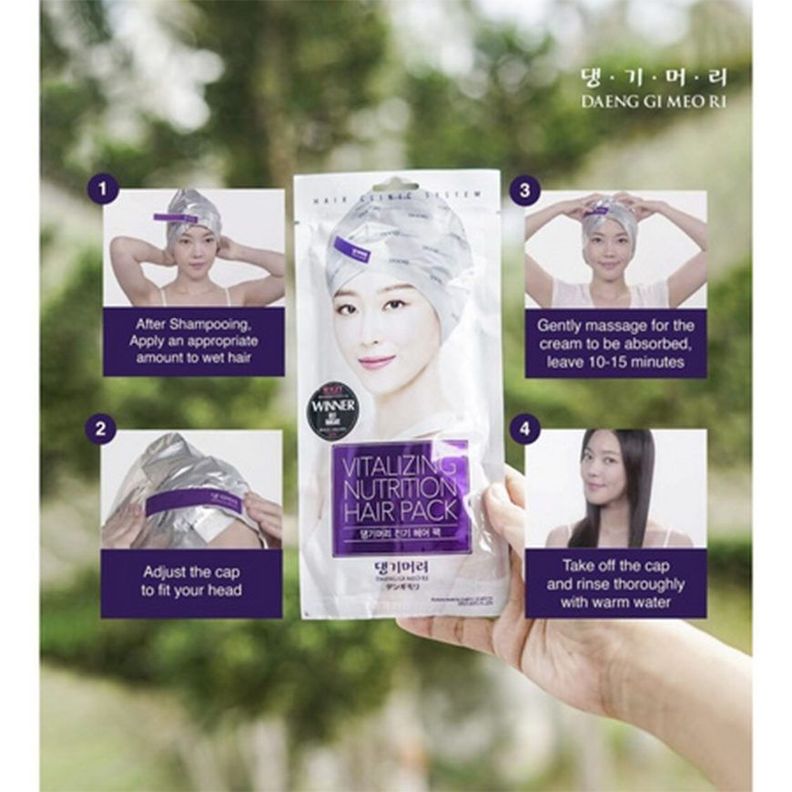 Mascarilla coreana nutritiva y calmante para cabello frágil con ginseng - DGMR-2