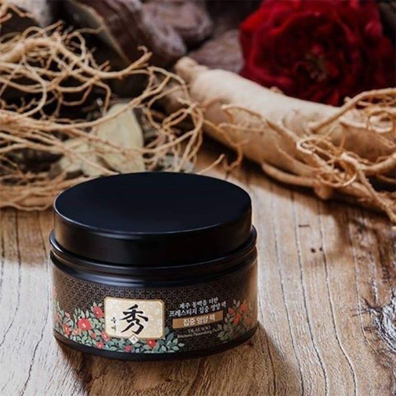 Mascarilla coreana para cabellos dañados por el calor y tratamientos químicos con ginseng - DGMR-1
