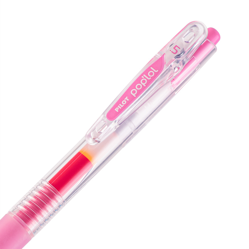 12 un. Lapiz Gel Pop´lol Baby Pink 0.5 mm.-1